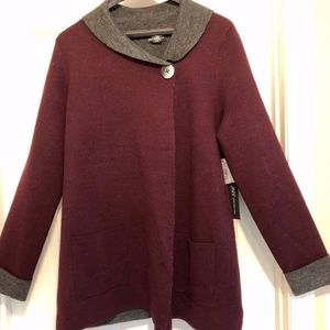 Jones New York Merino Wool sweater/wrap